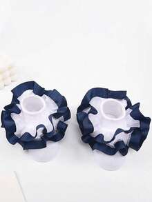 1双儿童双层蕾丝芭蕾公主袜 - 彩色 - 查看 8