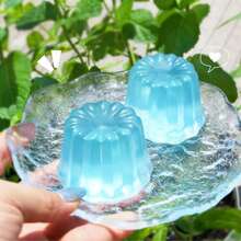 高品质冰川布丁果冻捏捏乐，柔软粘稠的3D玩具，慢回弹减压玩具 - 彩色 - 查看 2