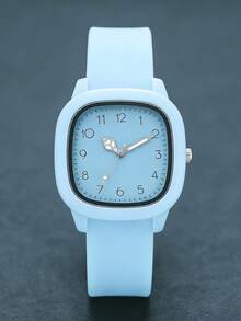 New Fashionable Minimalist Elegant Square Petite Quartz Watch, Best Gift Choice For Women, Mother's Day - Multicolor - View 15