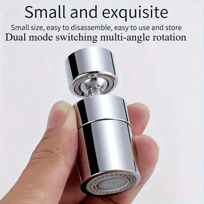 2-In-1 Faucet With Sprayer Head And Foam Mode - Durable Plastic Material, 360° Rotation, Anti-Splash Design Suitable For Bathroom And Kitchen, Drinking Water, Bathroom Faucet | Modern Faucet | Durable Faucet