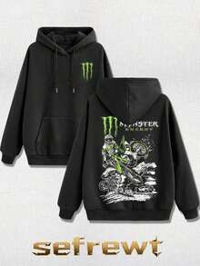 Hoodie, Off-Road Motorcycle Cross-Country Fox Racing  Ink, Suitable For Cross-Country Enthusiasts, Men's Wear, Street StyleWarm And Comfortable - 白色 - 查看 5