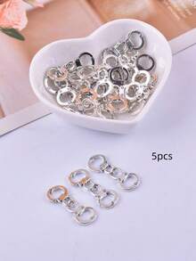 5/10 hạt hợp kim hình còng tay nhỏ, phụ kiện tự làm trang sức, đồ thủ công tối giản phong cách punk cho khuyên tai, vòng tay và nghệ thuật vẽ móng. - Nhiều màu - Xem 10