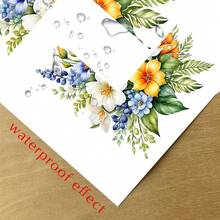 1/3 miếng dán trang trí công tắc điện họa tiết hoa màu nước, decal vinyl chống thấm nước có thể tháo rời, dùng để trang trí công tắc điện phòng khách, phòng ngủ, phòng tắm, trang trí tường nhà. - Nhiều màu - Xem 8