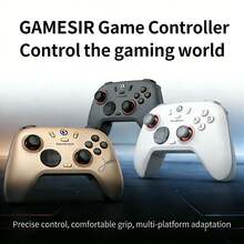 GAMESIR Game Controller With Zero Drift, Mechanical Buttons, Tri-Mode Connectivity, Imperceptible Latency, Compatible With Switch/PC/Android/TV, Professional-Level Esports Feel. - View 1