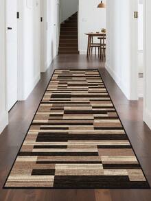 1pc Printed Carpet Runner, Absorbent Soft Easy-Clean Carpet For Bedroom, Kitchen Decor, Indoor Outdoor Entrance, Bedroom, Living Room, Laundry Room, Machine Washable, Multi-Color Options - Multicolor - View 3