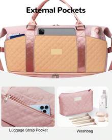 Travel Bag Sets - 粉色 - 查看 4