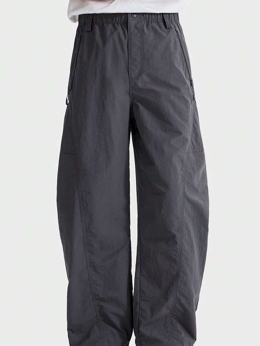 CAMEL CROWN Men's Outdoor Casual Pants, Versatile, Water-Repellent, Slimming Work Pants For Spring And Summer - Dark Green Gray - View 1