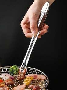 1个不锈钢食物夹，经典烧烤夹，适用于厨房 - 彩色 - 查看 9