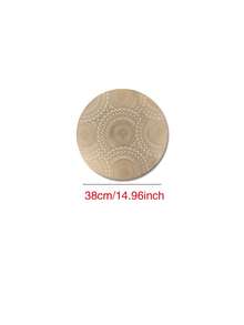 1/4/6pcs Faux Mechanical Gear PVC Gold Foil Placemats, Hotel Restaurant Decor Heat Insulation Non-Slip Table Mats, Suitable For Wedding Party, Christmas, Valentine's Day, Holiday Celebration, Picnic, Birthday Banquet Table Decoration - Multicolor - View 8