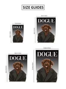 1幅无框时尚黑白渐变背景狗狗墙画，时尚狗狗肖像复古装饰画，趣味动物海报，适合客厅、卧室、宿舍、室内装饰，趣味海报，墙画，复古装饰，大学宿舍必备，返校用品 - 狗狗 - 查看 9