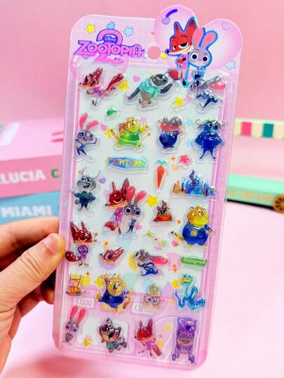 Hình dán hoạt hình 3D nổi dễ thương tự làm, hình dán 3D trang trí, quà tặng ngày lễ, quà tặng hình dán điện thoại tự làm để trang trí hàng ngày.