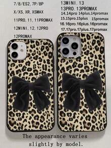 性感蕾丝豹纹防摔手机壳，兼容 17 Pro Max、14 Pro、16 Pro Max、15、14、13、12、11 Pro Max、XS Max、X、XR、15 Plus、Mini等机型，男女皆宜的时尚手机保护套 - 彩色 - 查看 4