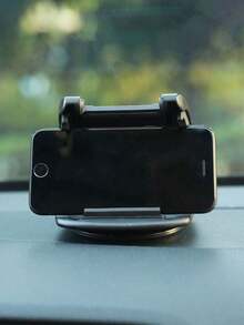 360 Degree Rotating Car Phone Holder, Hands-Free Use - A - View 2