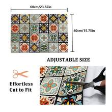 1pc 16 X 24 Inch Coffee Pot Mat, Rubber Backed Non-Slip Absorbent Pad For Countertop, Coffee Machine Mat For Kitchen - Multicolor - View 3