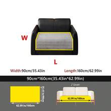 1PC Milk Velvet Checkered Solid Pattern Sofa Cushion, Thickened Non-Slip Seat Pad, Suitable For 1-4 Seater Sofa Protective Cover, All-Season Machine Washable Sofa Cushion - Light Grey - View 16