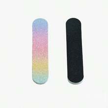 5/10/50pcs Nail Art Glitter Powder 4-Hole Heart Finger Separator, Glitter Powder Mini Scrub Strips, Pink Finger Divider - Multicolor - View 4