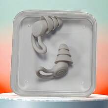 Reusable Silicone Earplugs-Specifically Designed For Sleeping And Swimming-Offer Exceptional Comfort And Durability. Suitable For A Wide Range Of Activities Including Studying, Attending Concerts, Traveling, And Working. - Solid Color - View 7