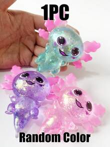 1/4个闪光水晶怪兽，柔软慢回弹，粘性减压玩具，Taba Squishy，旅行便携式指尖挤压玩具，Squisy，适合所有年龄段自闭症儿童，理想的节日礼物，斋月礼物，可爱小玩意，生日礼物，复活节礼物，万圣节礼物，圣诞节礼物，圣诞袜填充物，指尖玩具，儿童派对礼物，蓝色适合男孩，粉色适合女孩，儿童游戏，儿童玩具，男孩游戏，女孩游戏，儿童游戏。 - 彩色 - 查看 19