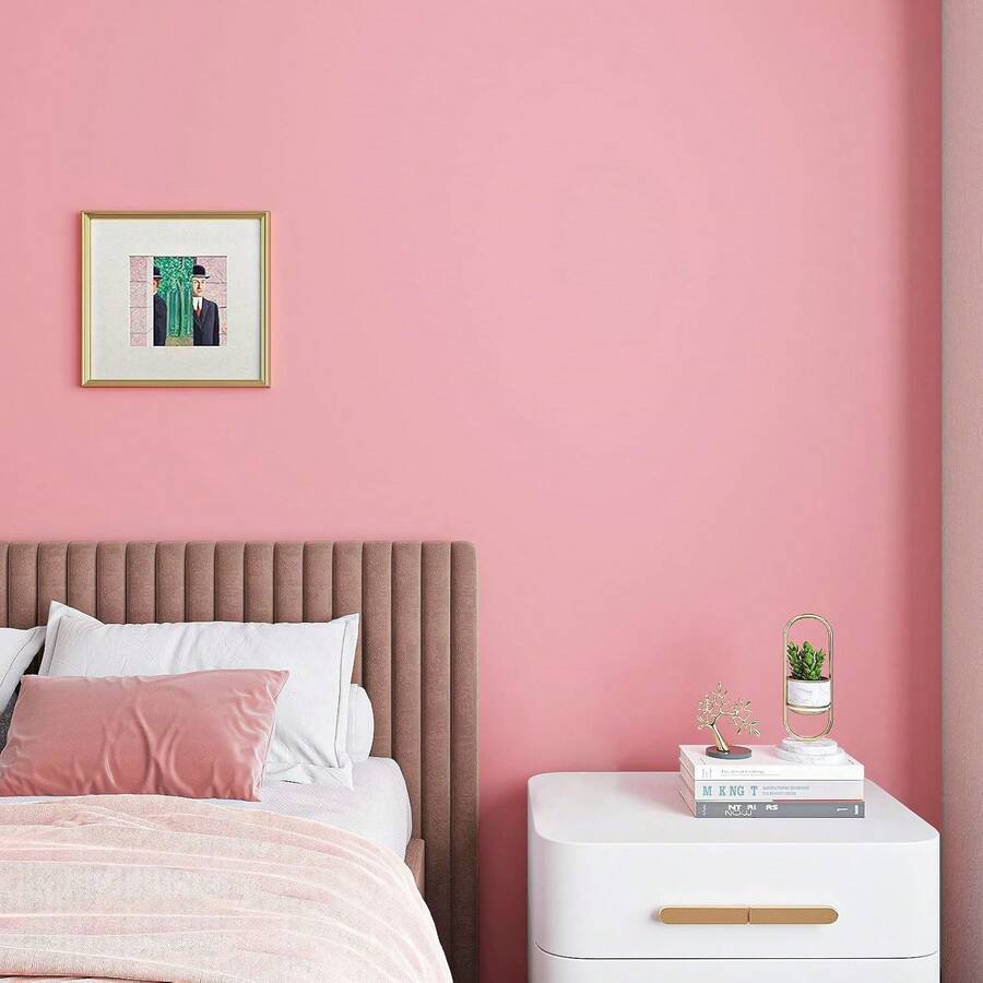 1 Roll Of Matte Texture Self-Adhesive Vinyl Wallpaper, Home Decoration Wall Stickers, Waterproof And Moisture-Proof Removable Contact Paper, Suitable For Cabinets, Countertops, Drawers, Table Makeover, Furniture Renovation, Room Decor, Wall Decor, Peel And Stick Wallpaper