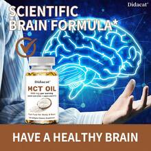 MCT Oil Capsules, A Natural Weight Loss Formula - Suitable For Both Men And Women, 3600 Mg Per Serving, Supports Brain Health And Energy Burning - 120 Softgels - 1瓶 - 查看 4
