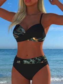 Đồ bơi nữ mới, váy đi biển, bộ đồ bơi, đồ bơi nữ, bộ bikini 2 mảnh gợi cảm, thanh lịch cho kỳ nghỉ hè ở bãi biển. - Nhiều màu - Xem 3