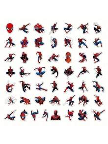 Marvel 50张正版漫威蜘蛛侠酷炫贴纸，防水材质，适用于笔记本电脑、滑板等DIY装饰 - GY-2023N16 - 查看 7