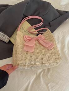 High-End Vacation-Style Bags In 2026 New Model - Elegant Women's Large-Capacity Daily Crossbody Bag - Pink - View 8