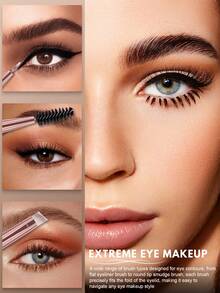 33PCS Makeup Tools Set Including:25PCS Makeup Brush Set+2PCS Makeup Sponges+2PCS Triangle Powder Puffs+1pc Circular Powder Puffs+2PCS Makeup Brush Cleaning Tools+1pc Facial Mask Brush - Multicolor - View 5