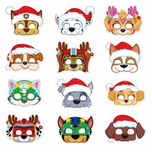Mặt nạ giấy Paw Patrol chủ đề Giáng sinh, trang phục hóa trang dự tiệc sinh nhật, lễ hội, cosplay. - Nhiều màu - Xem 7