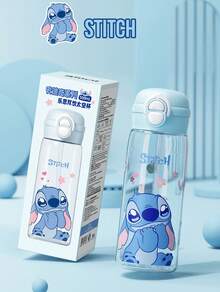 Bình nước Disney "Zootopia" 500ml, thiết kế hoạt hình Judy Hopps và Nick Wilde, chất liệu nhựa, mở nắp một chạm, cốc hai ống hút, chống rò rỉ, di động, bền, dễ vệ sinh, thích hợp cho trường học, du lịch, phòng tập thể dục, món quà lý tưởng cho người hâm mộ anime. - Nhiều màu - Xem 9