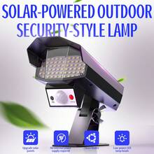 IP67 戶外感應式太陽能燈，65 LED 投光燈，攝影機造型安防燈，適用於門廊、花園、庭院 - With remote - 查看 8