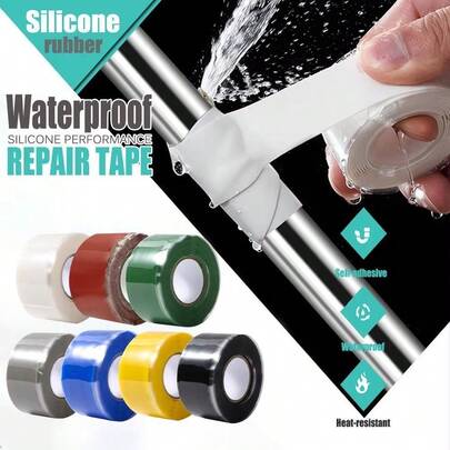Băng keo tự dính chống thấm, chất bịt kín không thấm nước, băng keo chống rò rỉ dùng để sửa chữa, chống thấm, bịt kín, vá rò rỉ trong phòng tắm, nhà bếp, vòi sen, đường ống.