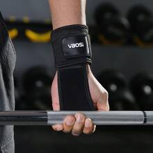 VBOSI 1 Pasang Balutan Pergelangan Tangan Kulit Sapi Tahan Abrasi dengan Pita Elastis & Pengikat Velcro - Pegangan Stabil untuk Angkat Beban, Powerlifting & Latihan di Gym - MultiWarna - View 13