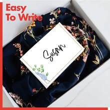 24/48pcs Small Delicate Floral Pattern Blank Business Cards, Wedding/Dinner Table Cards - A - View 8