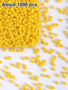 3mm Cuentas de Semilla, 27 Colores de Cuentas de Semilla de Vidrio para Hacer Joyería, Pequeñas Cuentas Artesanales para Hacer Pulseras, Hacer Joyería DIY Pulsera Collar - Talón - Ver 22