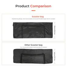 Scooter Bag Electric Carrying Heightened Scooter Storage Bag Lightweight Foldable Accessories For Ninebot G30 MAX Series For Xiaomi M365 Pro Pro2 1S MI3 Lite - Black - View 4