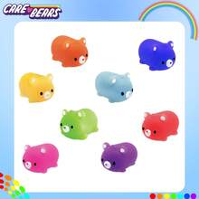 CARE BEARS 1个官方授权的 3D卡通熊盲盒，随机可收藏迷你小熊玩偶，可爱小熊玩具，桌面摆件，家居办公装饰，希望之心、暴躁明星、温柔之心、白日梦、秘密，Care Bear趣味礼物，送给粉丝、家人、新年、情人节 - 彩色 - 查看 3
