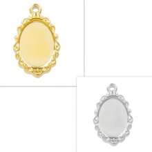 2pcs Assorted Geometric Shapes Including Rectangle, Circle, Oval, Square 304 Stainless Steel Pendant, Jewelry Making Charms, Suitable For DIY Photo, Stone, Resin Jewelry Trays And Bases, Vintage Personalized Accessories For Men And Women - Geometry - View 49