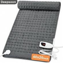 Deepsoon Extra Large Heating Pad - Available Sizes: 40 Inches X 20 Inches, 33 Inches X 17 Inches, 24 Inches X 12 Inches. It Has 6 Temperature Settings And 4 Timer Settings. This Portable Electric Heating Pad Is Designed Specifically For Thermal Therapy Of The Back, Neck, Shoulders, And Legs; It Can Be Machine Washed And Is An Ideal Gift For Father's Day Or Birthdays - Now Upgraded! - 美規A型插(110-127V) - 查看 15