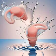 Reusable Silicone Earplugs-Specifically Designed For Sleeping And Swimming-Offer Exceptional Comfort And Durability. Suitable For A Wide Range Of Activities Including Studying, Attending Concerts, Traveling, And Working. - Solid Color - View 2