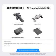 DJI Osmo Mobile 8 Lightweight Tracking Smartphone Gimbal Stabilizer, Smart Tracking, Selfie Stick, 360° Smart Follow, Live Streaming, Tripod, Standard Kit, Official Configuration, Black - View 2