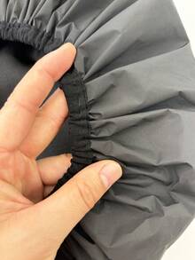 1pc Double-Layer Hair Care Cap, Anti-Hair Loss Cap, Postpartum Cap, Hair Mask Cap, Dry/Wet Hair Cap, Sleep Cap - Black - View 2