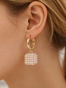 1 Pair Charm Drop Earrings For Women For Wedding Engagement Anniversary Party Jewelry Valentine's Day Gift - 1# - View 4