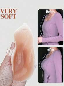 Women's Silicone Sticky Backless Invisible Push Up Bra, Suitable For Daily Wear And Special Occasions - Multicolor - View 8