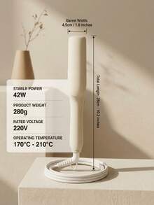 Fer à friser automatique à 4 réglages de chaleur, baril rotatif de 32 mm pour des vagues et des boucles longue durée, conception anti-brûlure, convient comme cadeau de vacances pour les femmes/petites amies - Prise de type UE C (220-240 V) - Voir 5