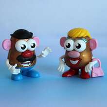 Jada Hasbro 官方出品的波茨太太和波茨先生大富翁2.5英寸金属人偶——桌面摆件、收藏人偶、生日礼物 - 彩色 - 查看 3