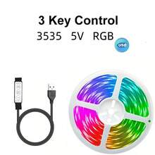 USB RGB LED Light Strip With Dynamic Color Sync Function, Suitable For TV, Room And Christmas Decoration. Widely Used For Car Decor, Party Lighting - Multicolor - View 2