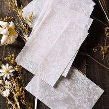 60个/套 5英寸X7英寸婚礼请柬透明布套，透明纸衬里信封，适用于婚礼、婴儿派对、生日、母亲节派对（玫瑰色） - 長方形 - 查看 4