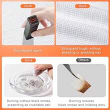 ] 6-Pcs 3-Packs Disposable Bath Toweland Wash Towel Set Travel Cleaning kit - Thickening Portable Individual-Packing Ultra Absorbent and Compact for Travel/Emergency/Camping/Sports - Blanco - Ver 7