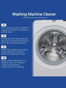 Washing Machine Cleaner, Removes Limescale, Dirt And Odor For Front Load And Top Load Automatic Washing Machines - Liquid - View 6